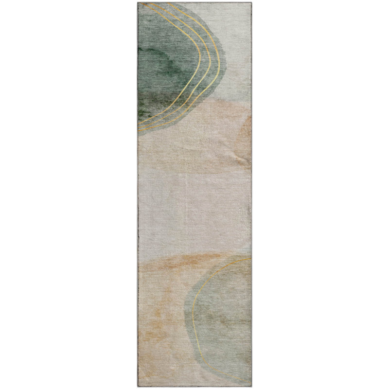 Tapis Cerrito avec envers antidérapant, Tapis de couloir 2 pi 3 po x 7 pi 6 po