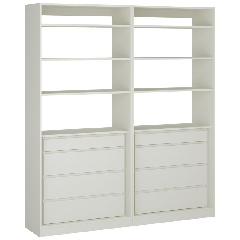 Ensembles de rangement pour système de placard, Blanc
