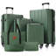 Ensemble de 6 valises à coque rigide extensible avec verrou TSA et roues pivotantes doubles-129761690
