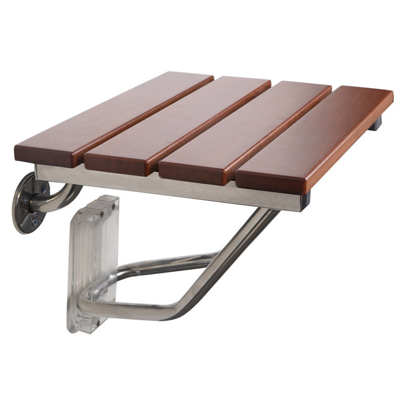 Sikora 15'' W Wood Shower Bench