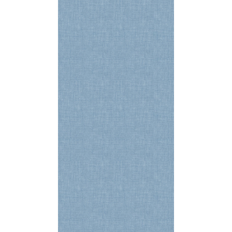 Telar Blue Easy to Clean Vinyl Mat, Runner 2' x 6'