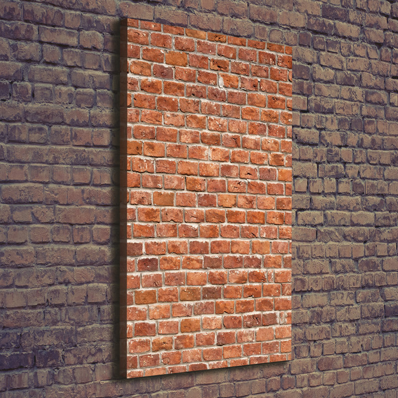Brick Wall - Wrapped Canvas Print