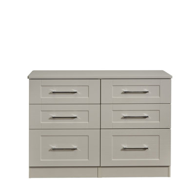 Fully Assembled Yeet 6 Drawer 112Cm W Double Dresser