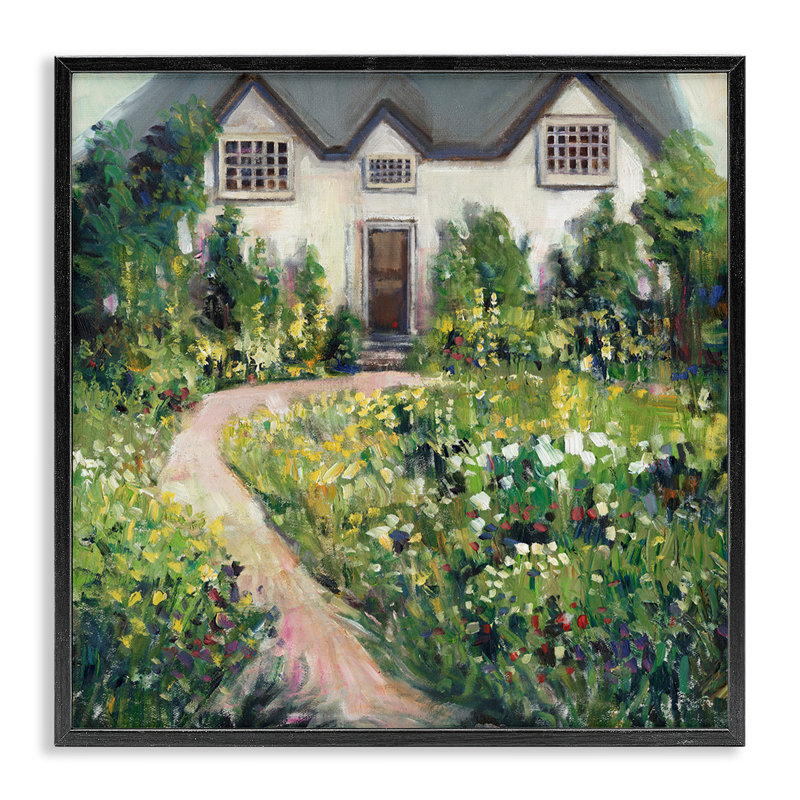«Bloom» par Timothy O 'Toole, H 17 po x l 17 po, Giclée encadrée noir minuit