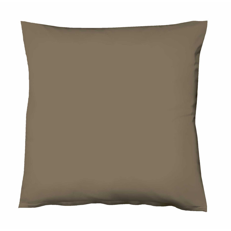 Uni-Colours 100% Cotton Jersey Knit Pillow Case, 50 x 50cm, Sand