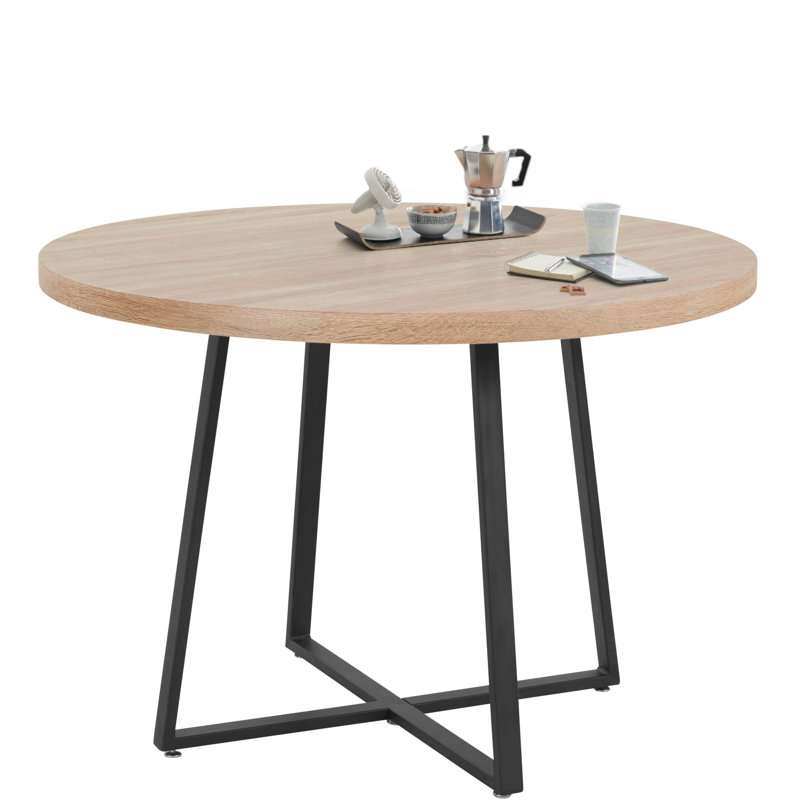 Eyre Round Metal Base Dining Table