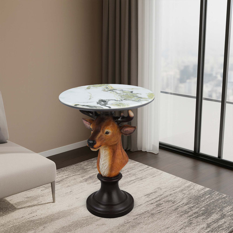 Table d'appoint Elegant Deer Head