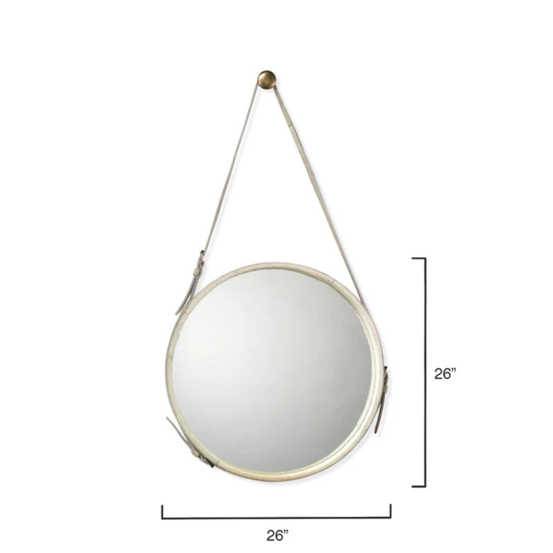 Wall Mirror, White