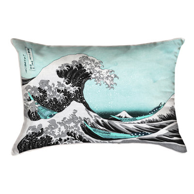 Katsushika Hokusai Outdoor Throw Pillow