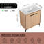 Meuble-lavabo simple avec plateau 30,34 Ahniah