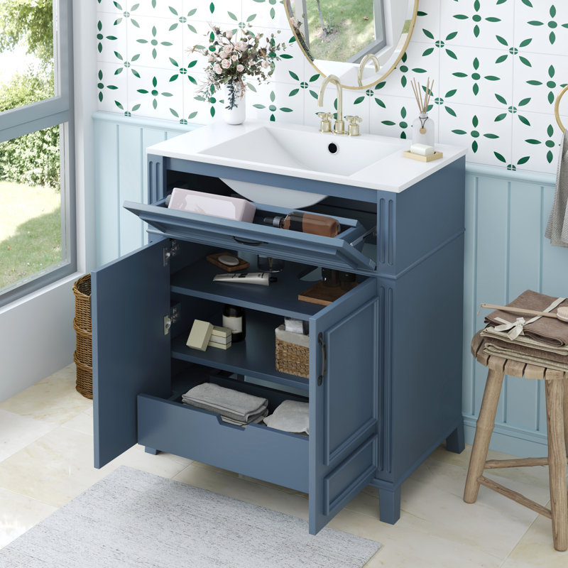Meuble-lavabo de 30 po avec lavabo en céramique