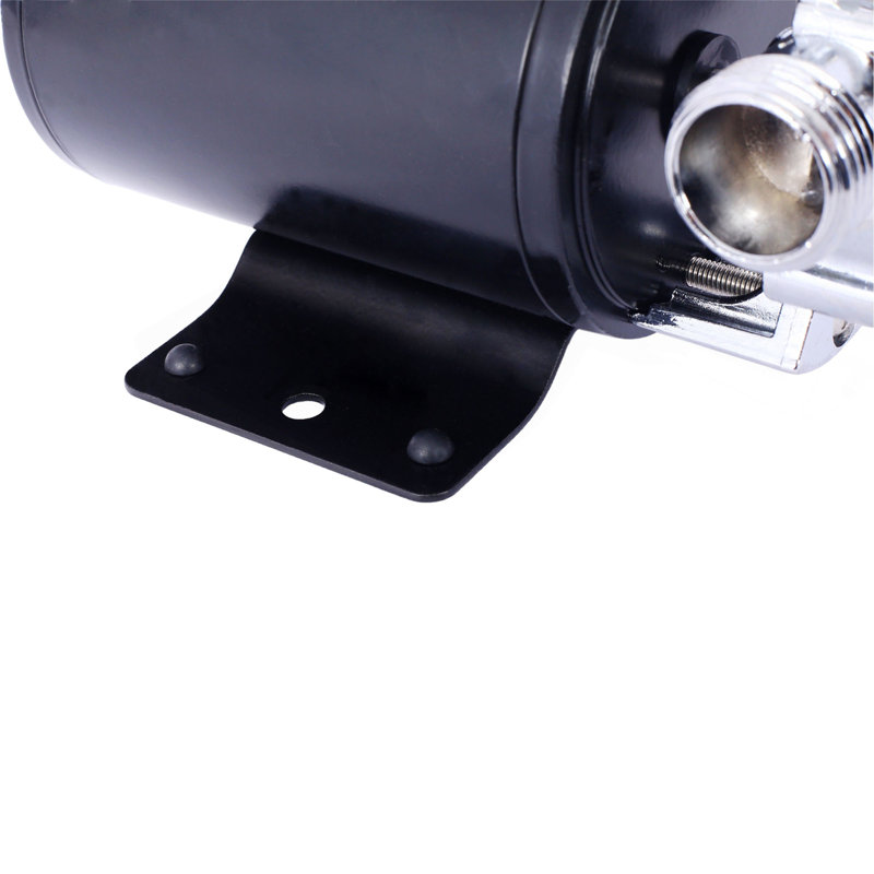 DC 12 volts 1 / 10HP 330GPH alimenté par batterie mini pompe à eau de transfert de puisard électrique portative avec boyau d'arrosage noir