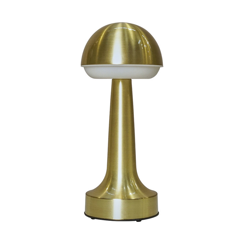Kley 24cm Battery Powered Integrated LED Outdoor Table Lamp, Brass