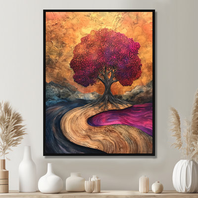 Tree Of Life Into The River Of Existence - Tree Of Life Canvas Print