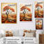 Cubist African Tree Landscape 3 - Art mural africain-626838645-626838653