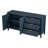 Minimalist Sideboard With Wave-Pattern Design For Entryway