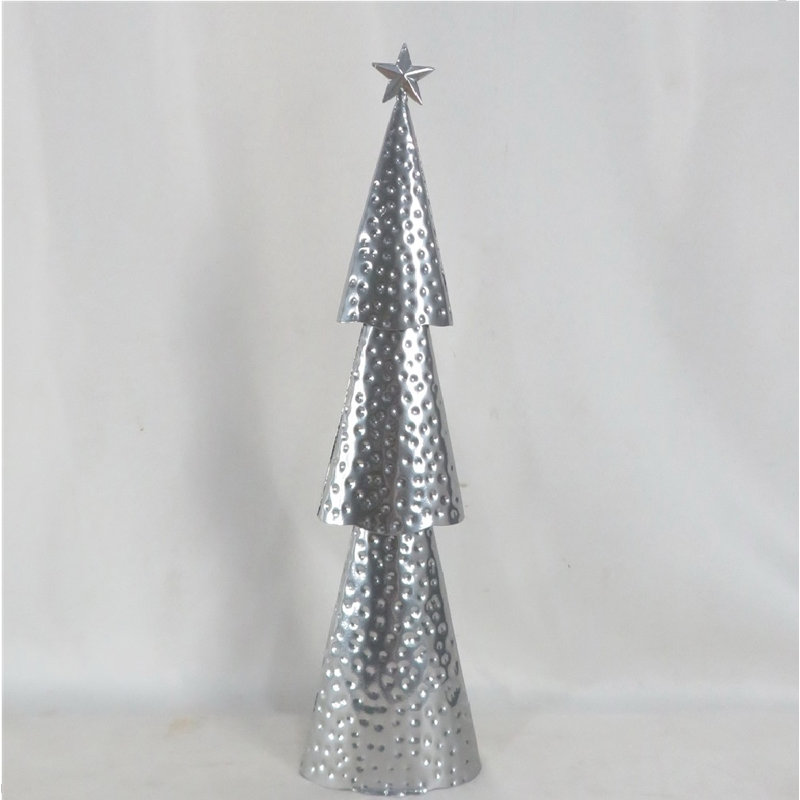 Decorative Accent, 12cm H x 6cm W x 6cm D, Silver