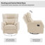 Fauteuil inclinable manuel et pivotant de 31,9 po Curstyn-1533710288