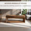 Table basse à plateau relevable de 43,5 po avec rangement et hauteur réglable, table basse moderne avec placage en bois massif pour le salon-1214421966