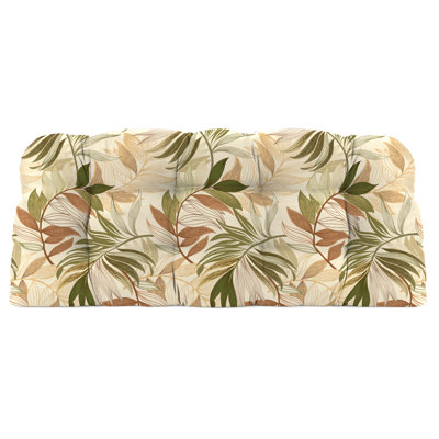 Coussin de banc d'extérieur en osier 44 "x 18" Sunbrella