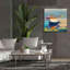 «Bottle Green Boat» par Beth Forst - reproduction d'art sur toile tendue