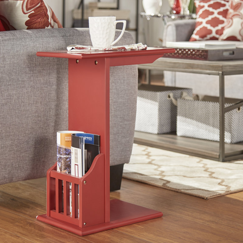 Bethany- End Table, Samba Red