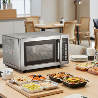 Four à micro-ondes de comptoir avec verrou 0,9 pi³ 1000 W