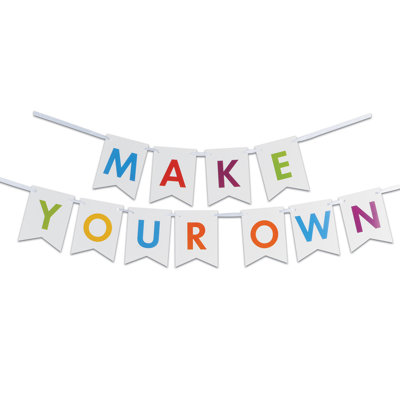 Letter Streamer Kit - Pack of 12