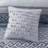7 Piece Jacquard Comforter Set Navy King-117539203