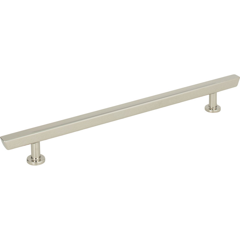 Polished Nickel 9 7/8" Modern Bar Pull with Mounting Hardware