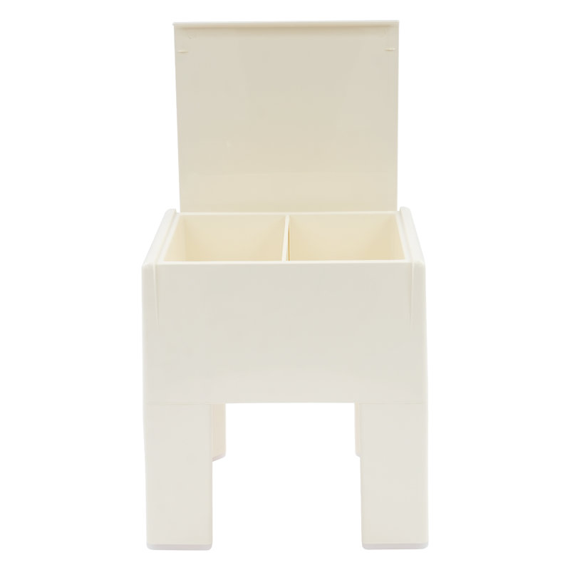Petite table de bout multifonctionnelle pour table de bout et petit espace, Blanc
