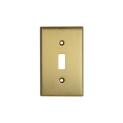 Empire 1 - Gang Toggle Light Switch Standard Wall Plate