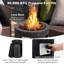 Foyer d'extérieur au propane H 25 po x l 16 po Akims-2077498616