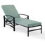 Chaise longue simple inclinable avec coussin Tarpley-283535785-283535782