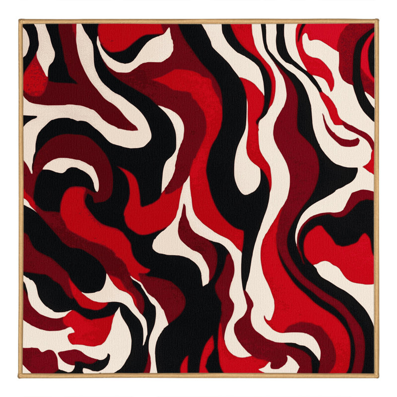 Ruby Drift Rug, Square 7'