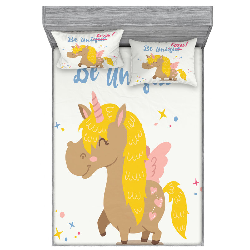 Microfiber Sheet Set, Full Sheet Set with Fitted Sheet