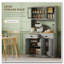 Armoire de cuisine autoportante de 71 po de hauteur