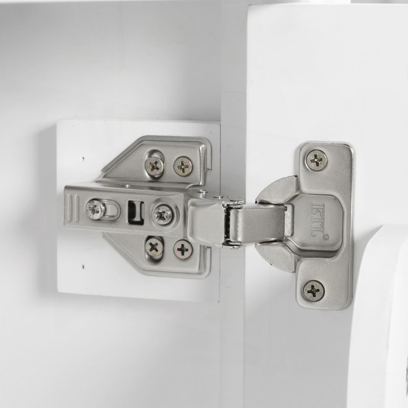 Meuble-lavabo de salle de bain avec lavabo, Blanc