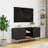 Modern TV Stand With Wave-Design Doors,Golden Legs And Handles ,Soft-Close Hinges,Open Shelf & Adjustable Shelf - Stylish And Functional For Your Living Room,Easy Assemble