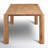 Channing Oak Solid Wood Dining Table-71625495-71625494