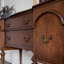 Console rétro de style français