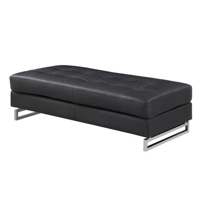 Ordaz Faux Leather Ottoman