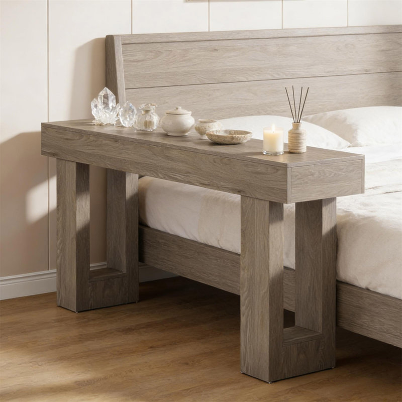 Console élégante, table d'appoint en bois