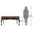 64'' Chippendale Partners Writing Desk