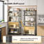 90 cm W Steel Adjustable Height Shelving Unit