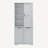 Bathroom Storage Cabinet with Doors and Tilt-Out Laundry Hamper-478655156
