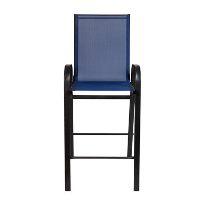Artu Steel Sling Outdoor Barstool