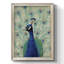 «Blue Peacock II» - impression sur toile encadrée-1399738489
