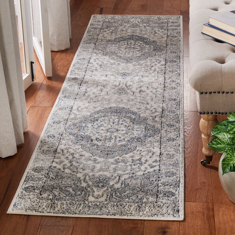 Tapis oriental Martha Stewart Performance, Tapis de couloir 2 pi 2 po x 8 pi