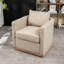 Fauteuil pivotant en cuir véritable Azib-88419620